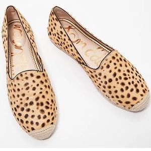 New Sam Edelman Animal Print Espadrilles